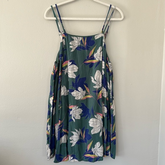 O’Neill Floral Double Strap Cover Up Mini Dress - Picture 3 of 9